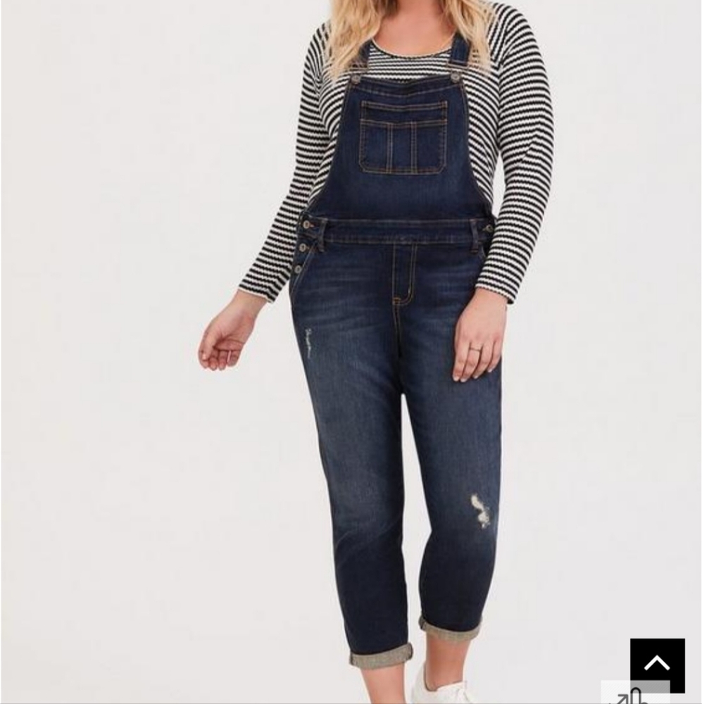 Torrid Indigo Denim Overalls